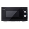 Sharp | Microwave Oven with Grill | YC-MG01E-B | Free standing | 800 W | Grill | Black