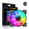 Gamemax | Case fan | DUAL RING INFINITY | Black