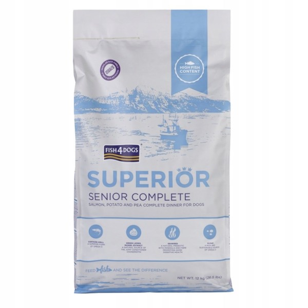 FISH4DOGS Superior Senior Complete Salmon - ...