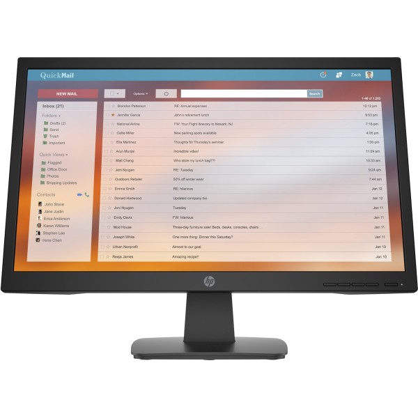 HP P22v G4 computer monitor 54.6 ...