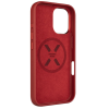 Fixed MagLeather | Back cover | Apple | iPhone 16 | Leather | Red