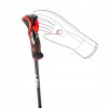 LEKI POLES 3D ​​AIRFOIL black/red 125