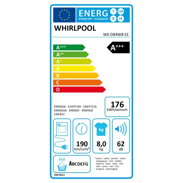 Whirlpool Dryer Machine with Heat Pump ...