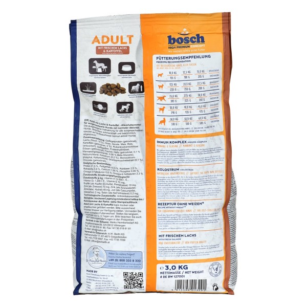 Bosch 09030 Adult Salmon Potato  ...