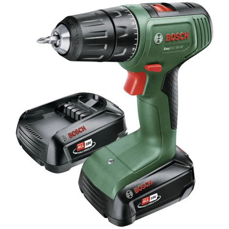 Bosch | Cordless Drill Driver EasyDrill 18V-40, 2 x 2.0 Ah