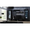 Cama display cabinet SOHO S1 black/black gloss