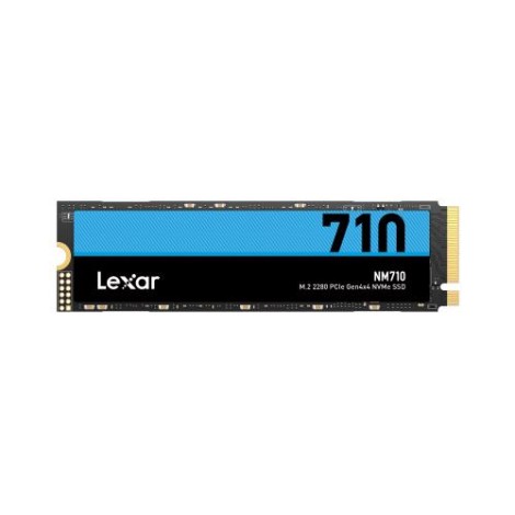 SSD|LEXAR|NM710|500GB|M.2|PCIe Gen4|NVMe|Write speed 2600 MBytes/sec|Read speed 5000 MBytes/sec|2.45mm|TBW 300 TB|MTBF 1500000 hours|LNM710X500G-RNNNG