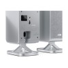 Sharp HT-SPR52021(SL) Q Soundbar 2.0.2 Wireless Rear Surround Speakers, Silver | Sharp