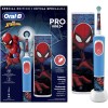 Oral-B | Electric Toothbrush with Travel Case | Vitality PRO Kids Spiderman | Rechargeable | For children | Number of brush heads included 1 | Number of teeth brushing modes 2 | Blue