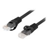 Lanberg Patchcord Cat.6 UTP LSZH CU | PCU6-10CU-0300-BK | 3 m