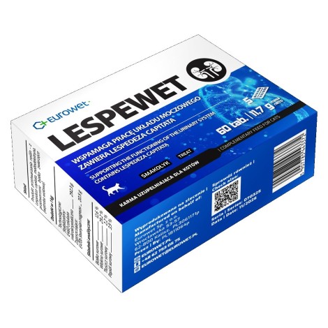 EUROWET Lespewet Urinary system - supplements for cats - 60 tablets