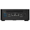 MSI Cubi NUC 1M-003EU i3-100U 8GB SSD512GB Intel UHD Graphics AX211 WiFi 6E Windows 11 Pro Black