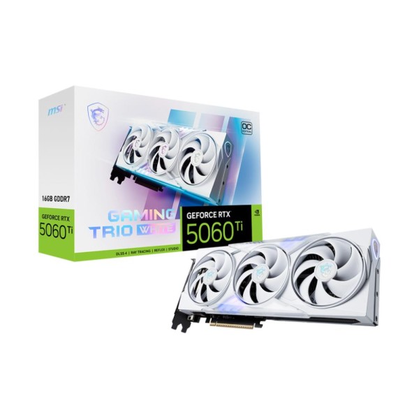 VGA PCIE16 RTX5060TI 16GB/5060TI16GGAMINGTRIOOCWHITE MSI
