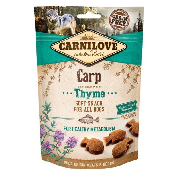 CARNILOVE Soft Carp+Thyme dog treat - ...