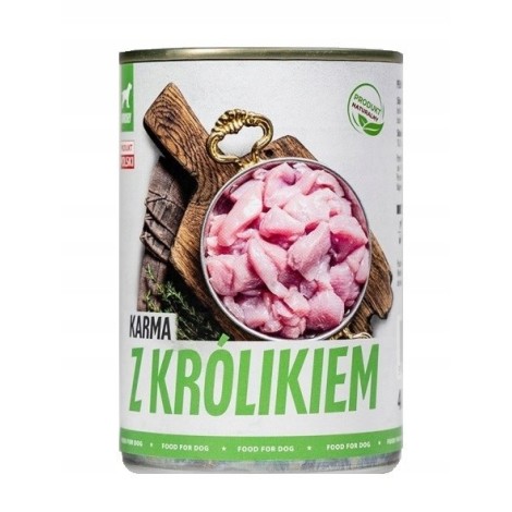 TUF TUF Rabbit food - Wet dog food - 400 g