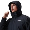Berghaus Hillwalker IA Shell Jacket, size M, black + Berghaus Prism PT HZ Sweatshirt, size M, black