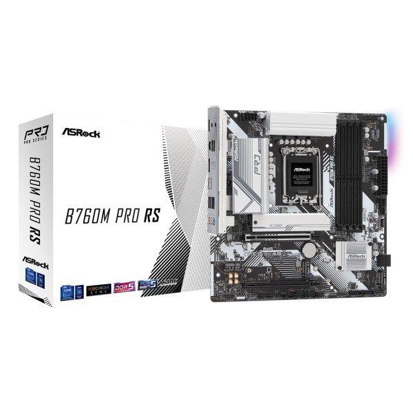 Mainboard|ASROCK|Intel B760 Express|LGA1700|Micro-ATX|Memory DDR5|Memory slots 4|1xPCI-Express ...