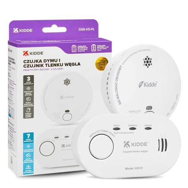 Carbon monoxide detector K5CO + smoke ...