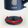 TEFAL Morning Kettle | KO2M0410 | Electric | 2400 W | 1.7 L | Plastic | 360° rotational base | Blue