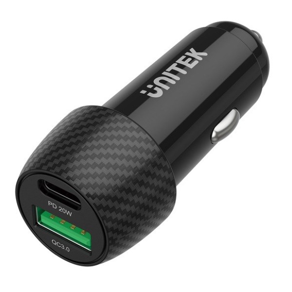 Unitek P1400A Car charger 38W USB-A ...