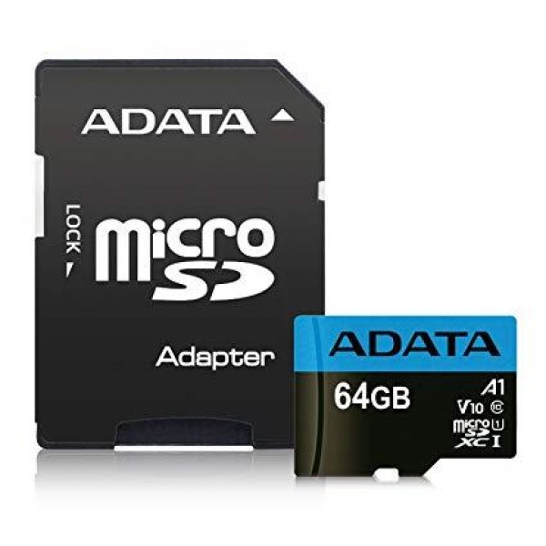 MEMORY MICRO SDXC 64GB CLASS10/W/A AUSDX64GUICL10A1-RA1 ...