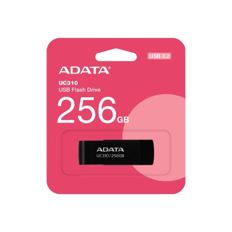 ADATA | USB Flash Drive | UC310 | 256 GB | USB 3.2 Gen1 | Black