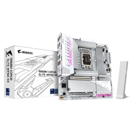 GIGABYTE B860M A ELT WF6E ICE LGA1851 MB