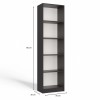 BOOKCASE 50 CM ANTHRACITE