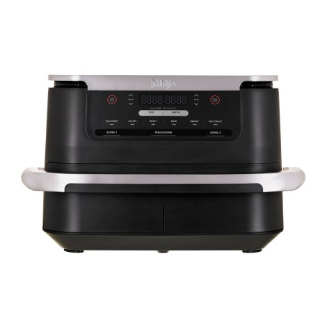 Ninja AF550EU fryer Double 6.6 L Stand-alone 2470 W Hot air fryer Black, Silver