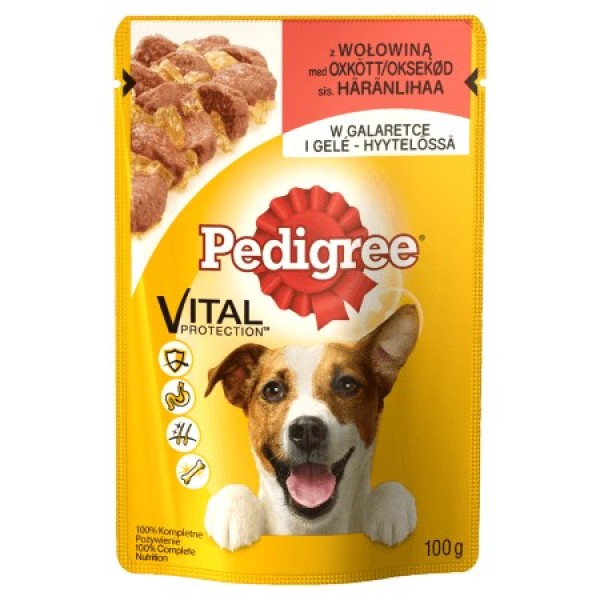 Pedigree Vital Protection Beef Adult 100 ...