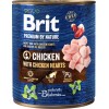 BRIT Premium by Nature Chicken with hearts - Wet dog food - 800 g