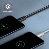 AXAGON BUCM3-CM10AB SPEED cable USB-C <->USB-C, 1m, USB 3.2 Gen 1, PD 60W 3A, ALU, braid