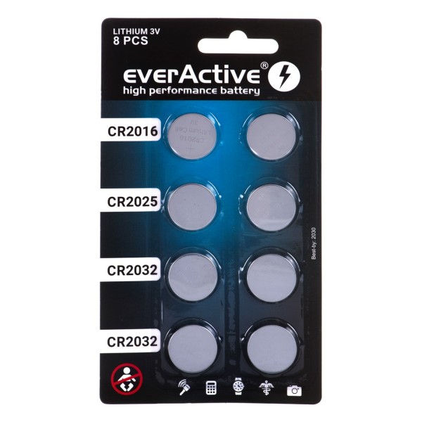 8 lithium battery set everActive 4 ...