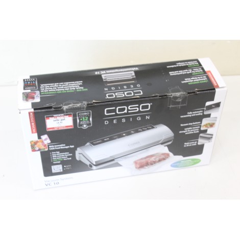 SALE OUT.  | Caso | Bar Vacuum sealer | VC10 | Power 110 W | Temperature control | Silver | SCRATCHES ON SIDES