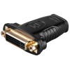 Goobay | HDMI/DVI-I adapter, gold-plated | 68690 | Black | HDMI female (Type A) | DVI-I female Dual-Link (24+5 pin)