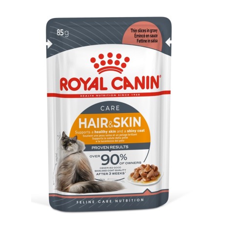 ROYAL CANIN Hair & Skin Care slices in gravy - wet cat food - 85g