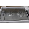 SALE OUT. Simfer H3.200.VGRIM Hob, Gas, Width 30 cm, 2 cooking zones, Mechanical control, Inox | Simfer | Hob | H3.200.VGRIM | Gas | Number of burners/cooking zones 2 | Rotary knobs | Stainless steel | DEMO