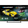Blaupunkt QLED TV | 43QBG6000S | 43 | Smart TV | Google TV | Black