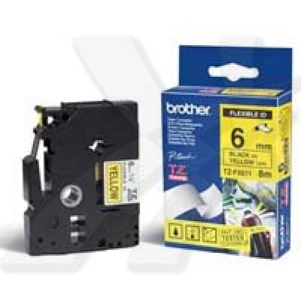 Brother | TZe-FX611 Flexible ID Laminated ...