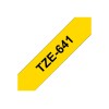 Brother | TZe-641 Laminated Tape | Black On Yellow | TZe | 8 m | 1.8 cm