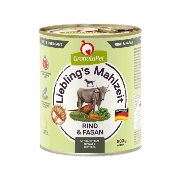 GRANATAPET Liebling's Mahlzeit Beef and pheasant ...