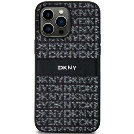 DKNY DKHCS24MPRTHSLK S24+ S926 black hardcase Leather Mono Stripe & Metal Logo | DKNY