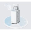 Midea Washing Machine | MF100T60B/W | Energy efficiency class A | Top loading | Washing capacity 6 kg | 1200 RPM | Depth 61 cm | Width 40 cm | Display | LED | Steam function | White
