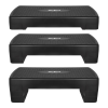REBEL ACTIVE Fitness Step 3 Levels Black