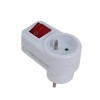 Esperanza ELK301W Electrical Splitter 1 socket Switch White