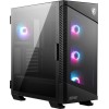 MSI MPG VELOX 100R Mid Tower Gaming Computer Case 'Black, 4x 120mm ARGB Fans, 1-6 ARGB Hub, ARGB light strip, USB Type-C, Tempered Glass, Center, E-ATX, ATX, mATX, mini-ITX'