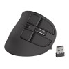 Natec | Vertical Mouse | Euphonie | Wireless | Bluetooth/USB Nano Receiver | Black