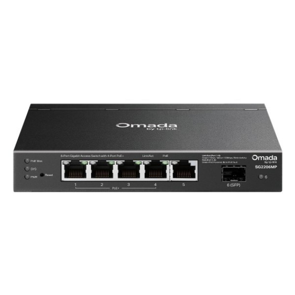 TP-Link SG2206MP network switch L2 Gigabit ...