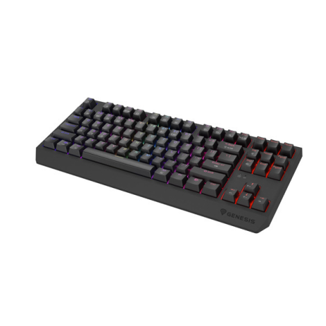 Genesis THOR 230 | Mechanical Gaming Keyboard | Wireless | US | Black | 2.4 GHz, Bluetooth, USB | Outemu Silent Lemon