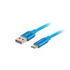 Lanberg | Cable | CA-USBO-21CU-0010-BL | USB-A to USB-C